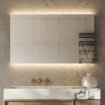 Design badkamer spiegel met ambient verlichting en verwarming 120x60 cm