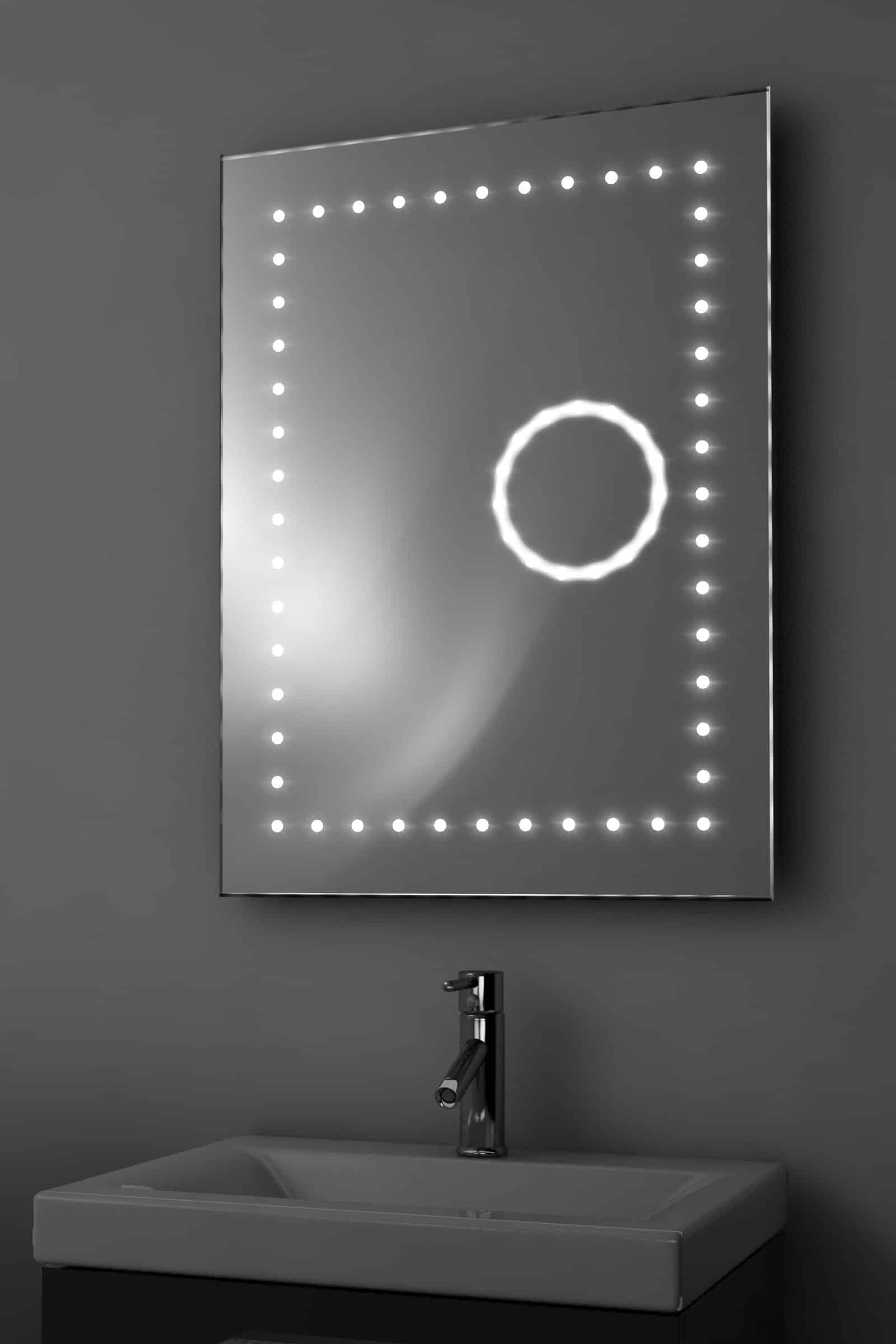 LED spiegel met vergrotingsspiegel en verwarming 60x80 cm ... LED spiegel met vergrotingsspiegel en verwarming 60x80 cm ...
