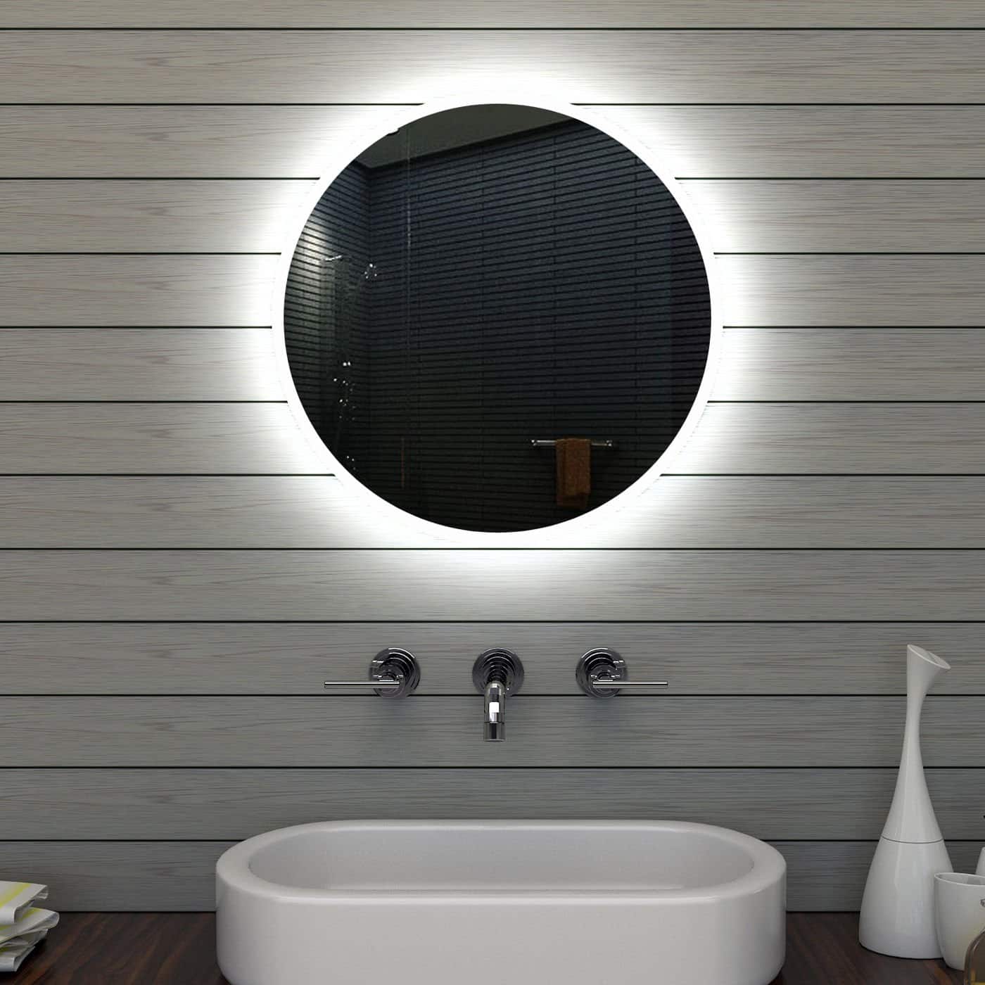 Badkamerspiegel met tv: spiegels met led verlichting nieuw design ...