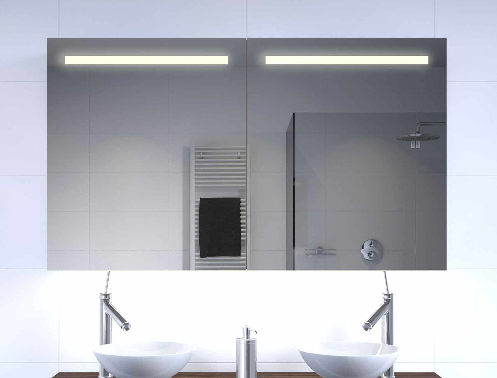 Ontdek De Prachtige 120 Cm Badkamer Spiegelkast Met Verlichting