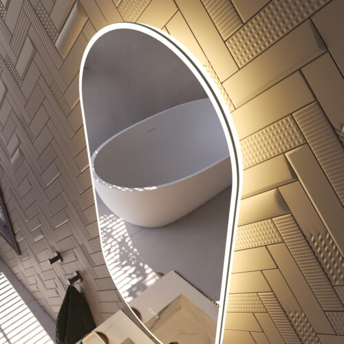 De LED verlichting zit netjes verborgen achter een licht doorlatend profiel. Hierdoor zijn de LED punten niet zichtbaar en wordt de LED strip tevens beschermd tegen de invloed van vocht en stof