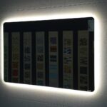 Design spiegel in de maat 120 cm breed en 70 cm hoog