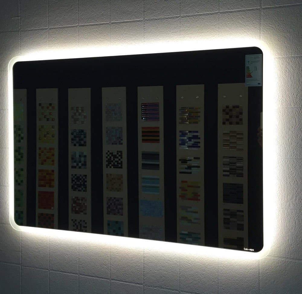 Design spiegel in de maat 120 cm breed en 70 cm hoog