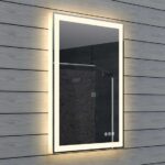 Designer spiegel met rondom verlichting 40x60 cm