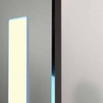 LED spiegel met nette aluminium zijafwerking