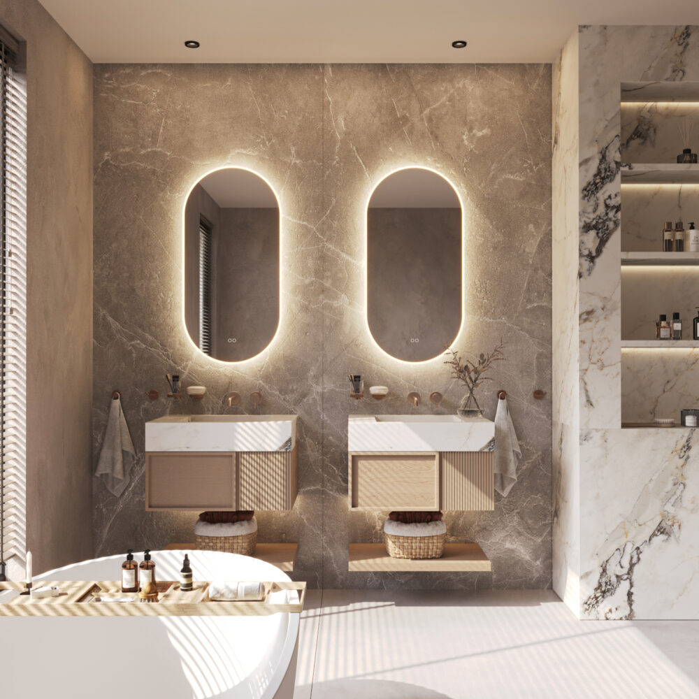Atlantic Badkamerspiegel Dona Met Verlichting En Verwarming aanbieding