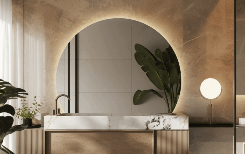 Luxe badkamerspiegel