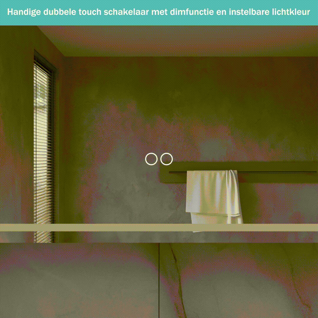 Zo werkt de instelbare lichtkleur. Licht design ter illustratie.
