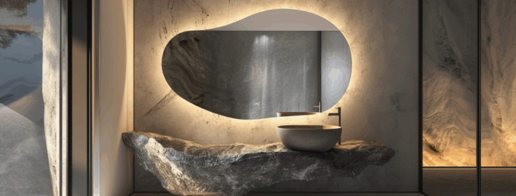 japandi wabi sabi badkamer