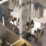 Inclusief handige magneetstrip voor het ordenen van bv nagelschaartjes, pincet etc. De magneetstrip wordt los meegeleverd, zodat deze naar eigen inzicht binnenin de spiegelkast kan worden geplakt